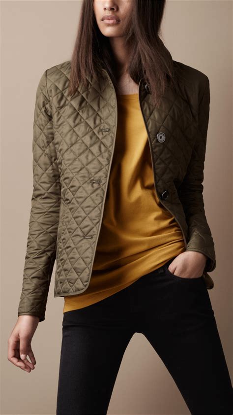 burberry cinched waist quilted jacket|Burberry quilted jackets for women.